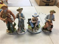 4 ASSORTED FIGURINES