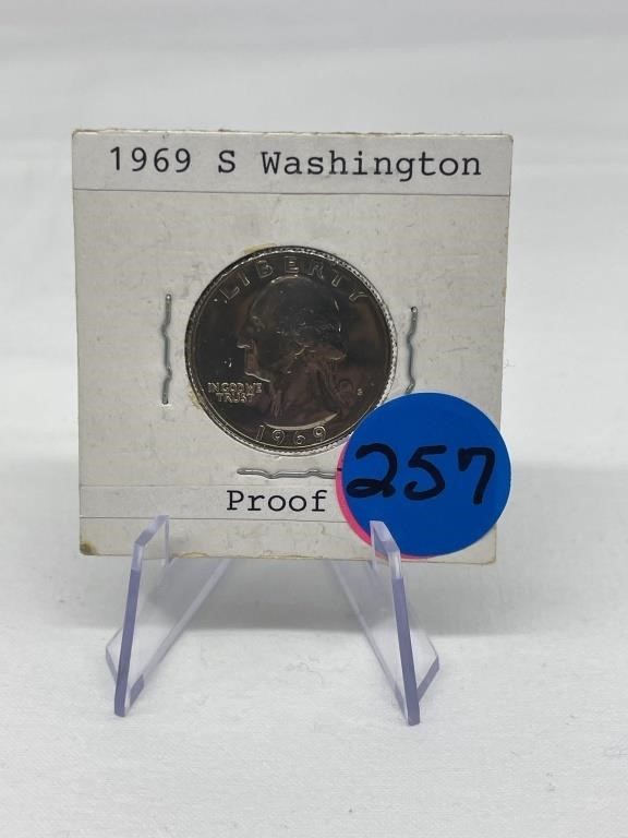 1969-S Proof Washington Quarter
