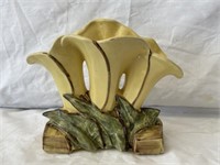 Vintage McCoy Triple Tulip Vase