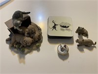 Assorted Resin Cat Collectibles