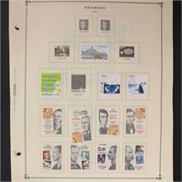 Denmark Stamps 2001-2014 Collection on pages, very