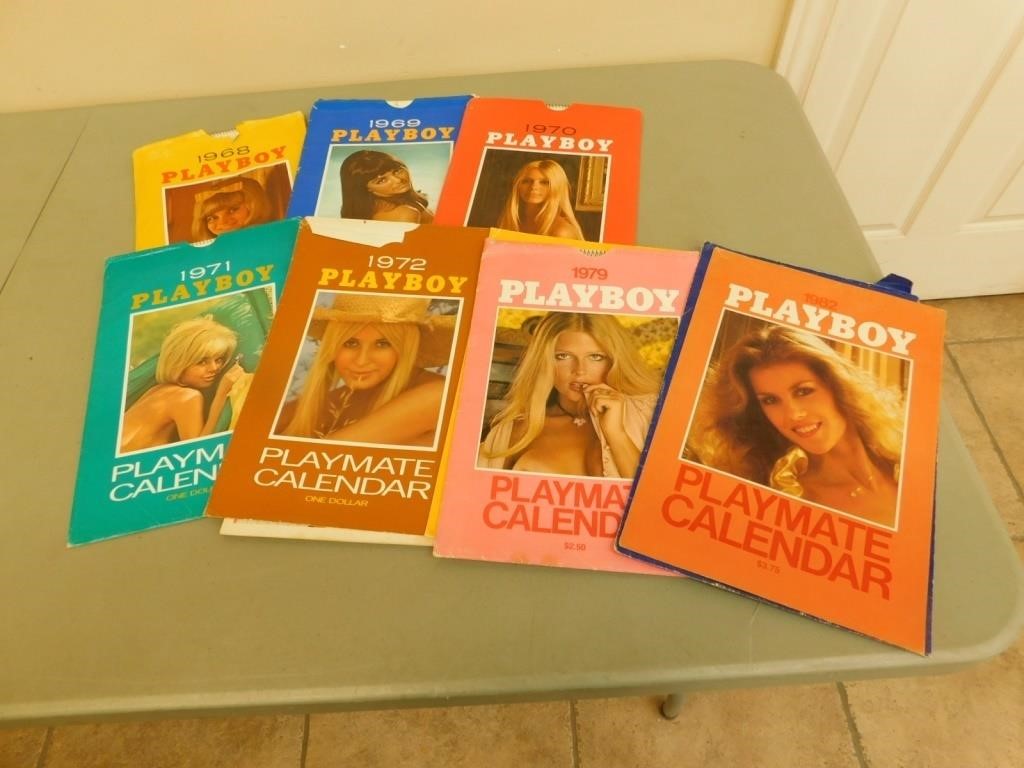 Collectible Playboy Caledners - Various Years