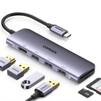 P2697  UGREEN 6-in-1 USB Hub C to 4K HDMI 3 USB