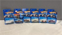 6 miscellaneous hot wheels from 2005 new on