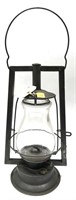 Dietz Victor lantern with clear glass globe