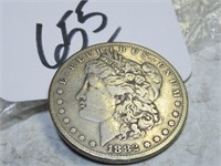 1882 MORGAN SILVER DOLLAR GOOD