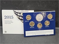 2015 US Mint  UNC Dollar Coin Set