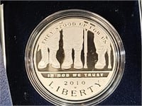2010 American Veterans Comm. Silver Dollar