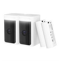 Wyze Battery Cam Pro 2-Pack, Wireless Indoor/Outdo
