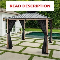 9.8 ft. X 9.8 ft. Lorston Gazebo Netting