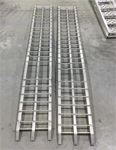 2 metal ramps 89x12