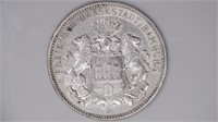 1910-J Hamburg 3 Marks Silver