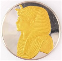 Coin King Tutankhamen Silver Round.