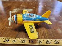 N508 Tin & Plastic Airplane- Made In Taiwan