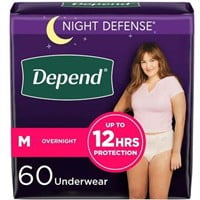 Depend Night Defense Adult Incontinence 60 Ct.