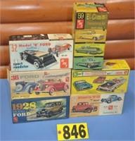 Group of vintage AMT models, AS-IS