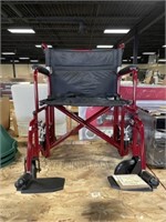 Drive Bariatric Aluminum Transport Chair With 12