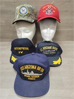 (5) Military Themed Snapback Hats