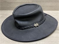 BC Hats - Steer Hide Leather Hat Size XL