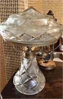 1920’s Art Deco Cut Crystal Period Lamp