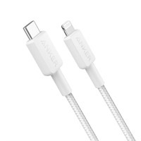 Anker 3' Lightning to USB-C Cable - White