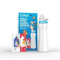 22oz Cirkul Bottle Kit  Blue Lid  2 Flavors