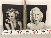 Marilyn Monroe graphic prints on canvas