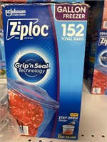 Ziploc gallon freezer 152 ct bags