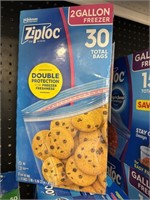 Ziploc 2 gal freezer 30 ct bags