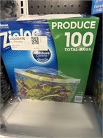 Ziploc produce 100 ct bags