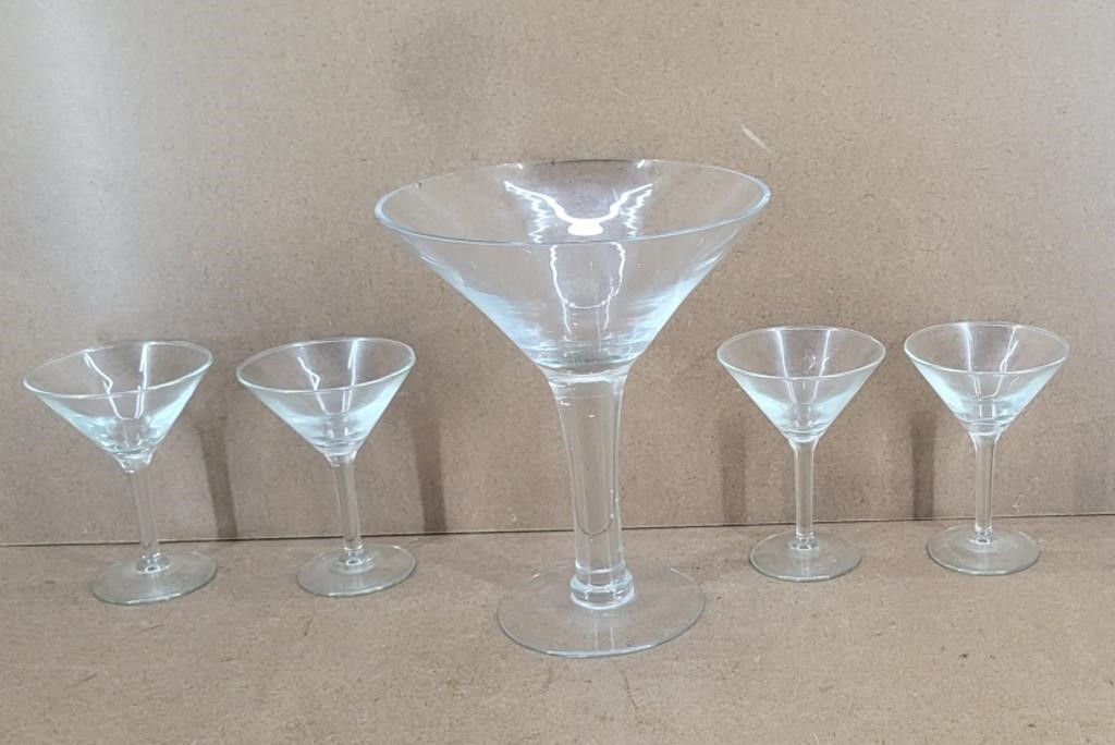 Martini Glasses Barware !!!