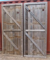 (2) 96"x40" Barn Doors