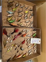 3 FLATS OF FISHING LURES