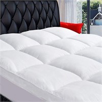 King Mattress Topper, Extra Thick
