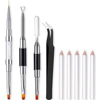 9 Pieces Dual-Ended Gel Brush Set