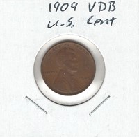 1909-VDB Lincoln U.S. Cent