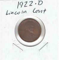 1922-D Lincoln U.S. Cent