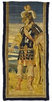 LARGE CONTINENTAL 17TH / 18TH HAND-WOVEN TAPESTRY