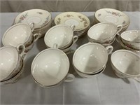 Georgian pattern Eggshell china