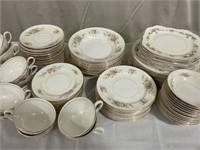 Large Georgian pattern Eggshell china group