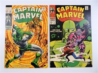 (2) CAPTAIN MARVEL #8 & #10 MARVEL 68/69