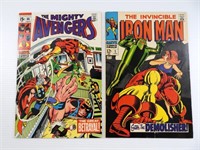 (2) MARVEL CLASSICS - AVENGERS & IRONMAN