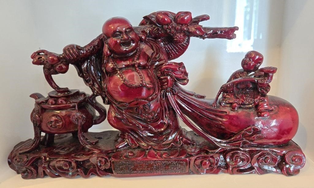 Feng Shui Chinese Laughing Buddha Figurine