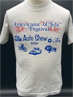 Vintage 1996 Americana 4th Of July Auto Show Shirt