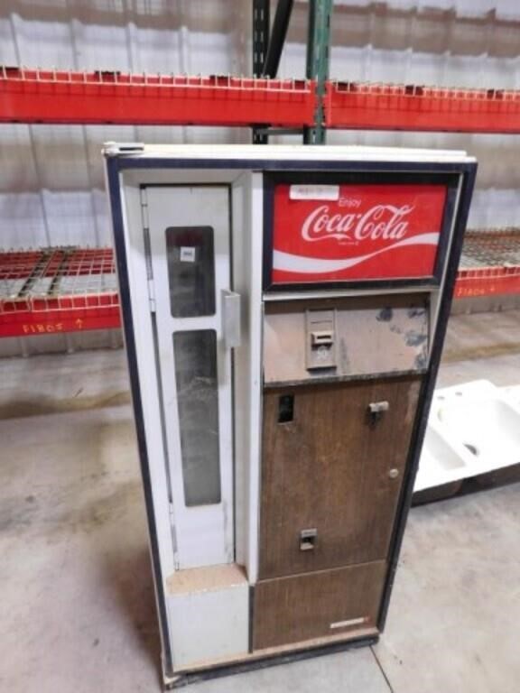 Coca-Cola Machine, 50¢ mech., 25" x 22" x 56"