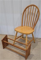 Chair and shoe rack