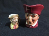 Two Royal Doulton Miniature Toby Jugs