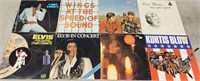 Lot of 8 LPs Elvis, Melanie, Kurtis Blow, Etc