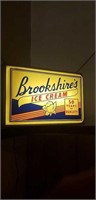 Vintage Brookshire Ice Cream Sign Lighted