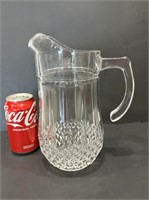 Vintage Crystal D'Arques Longchamp Pitcher